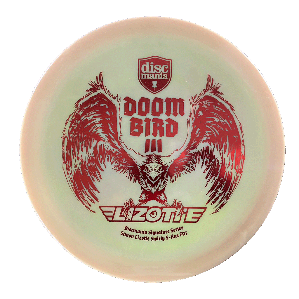 Discmania Swirly S-Line FD3 - Doom Bird 3 Simon Lizotte