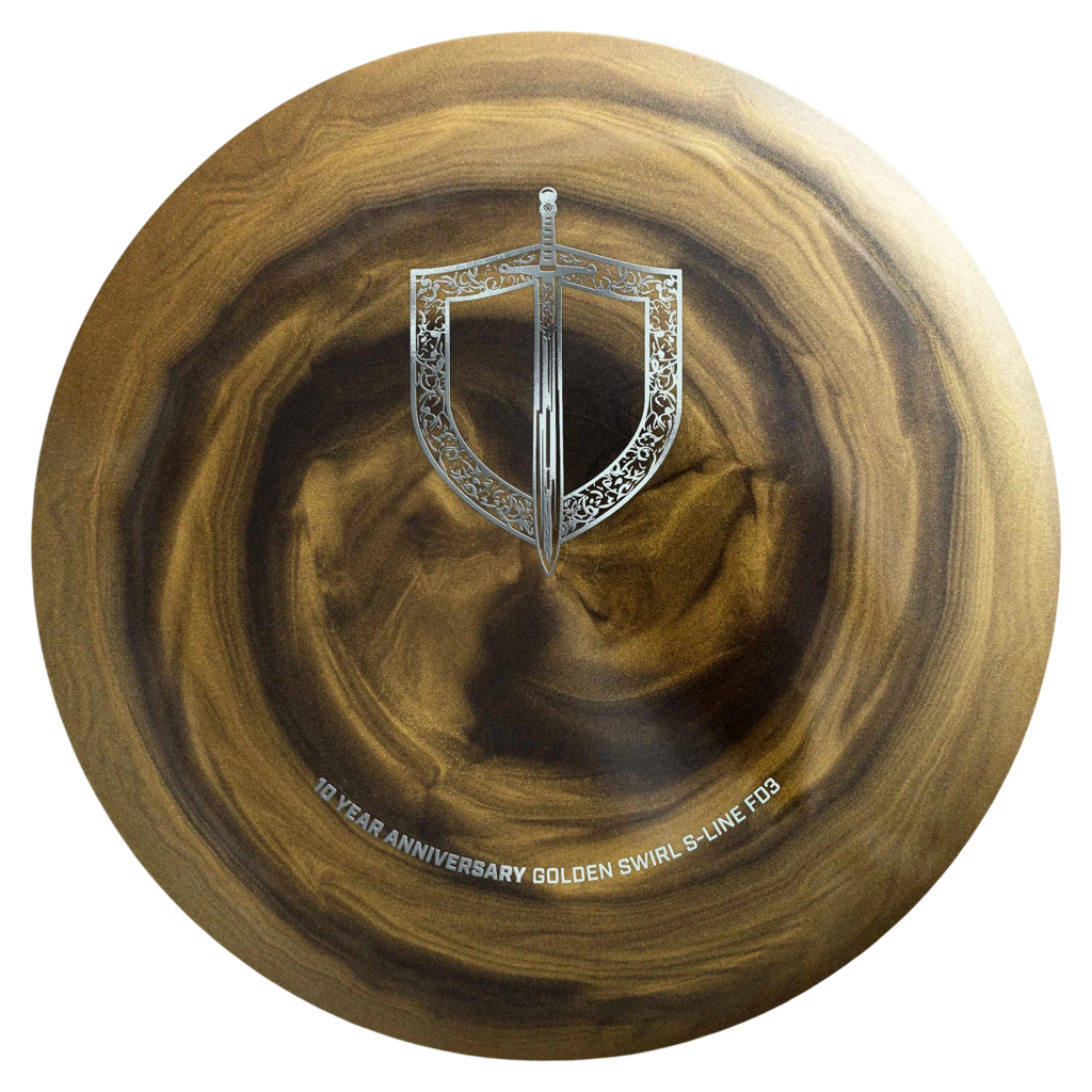 Discmania Golden Swirl S-Line FD3 - 10 YEAR ANNIVERSARY SPECIAL EDITION