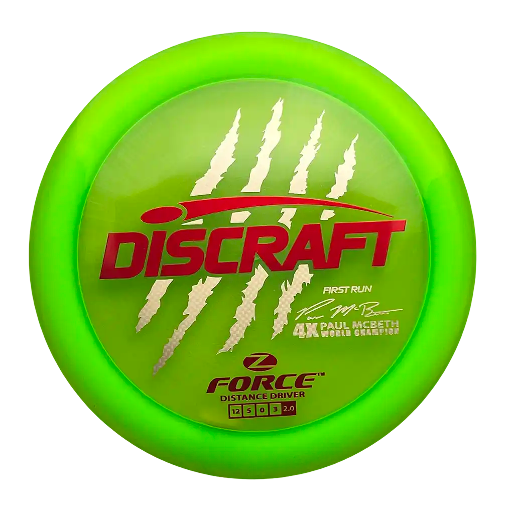 Z Force - 4X Paul McBeth World Champion - First Run