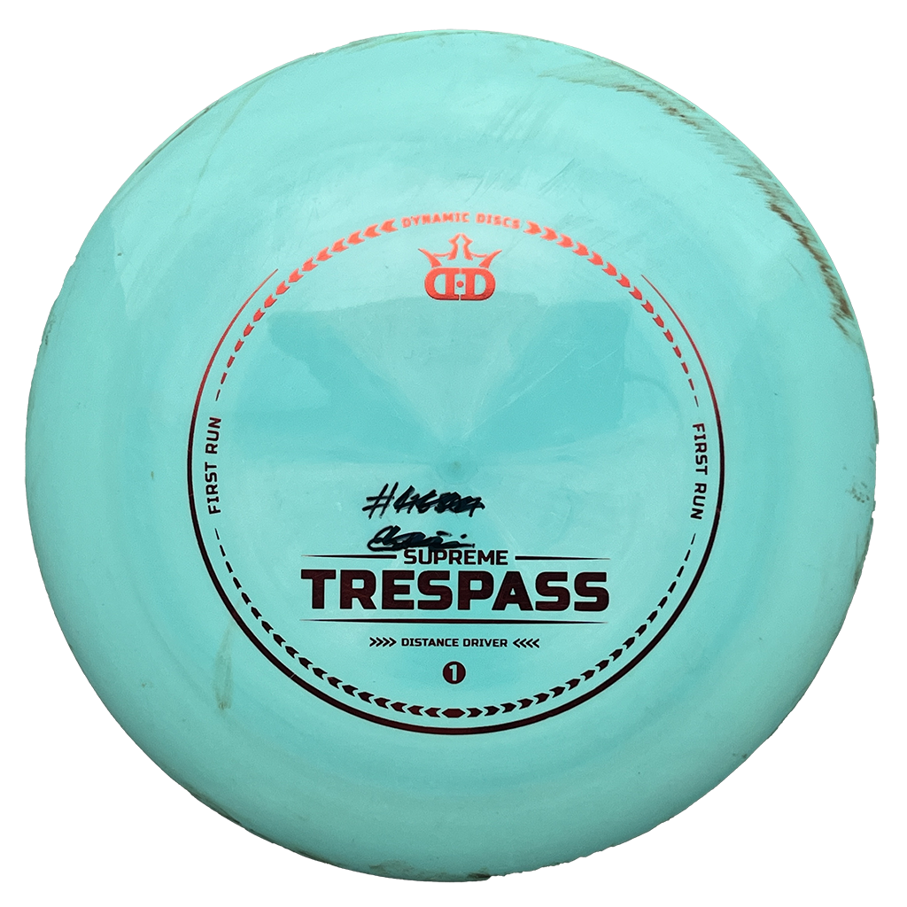 Dynamic Discs Supreme Trespass - FIRST RUN