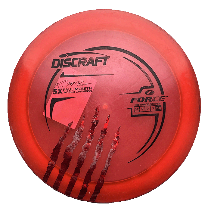 Z Force - 5x World Champion Claw Stamp - Paul McBeth