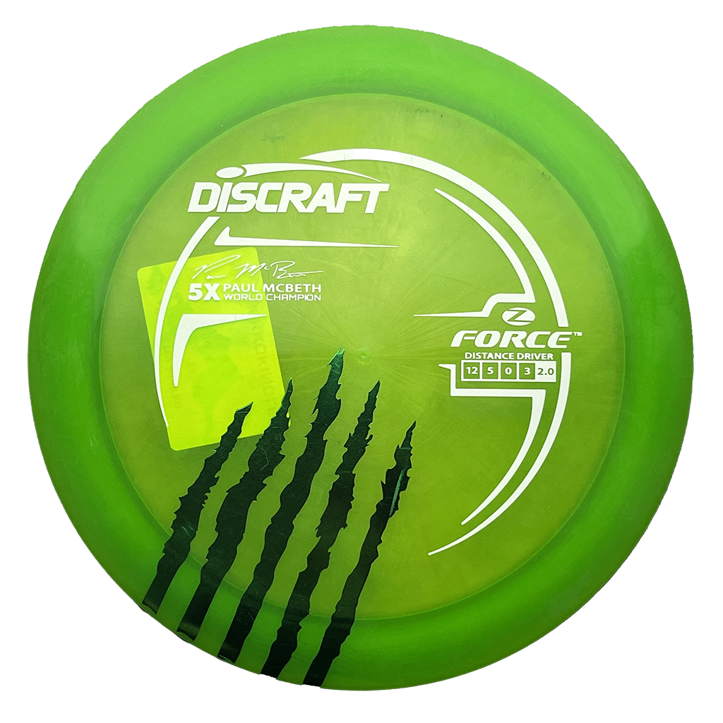 Discraft Z Force - Paul McBeth 5x World Champion Claw Stamp