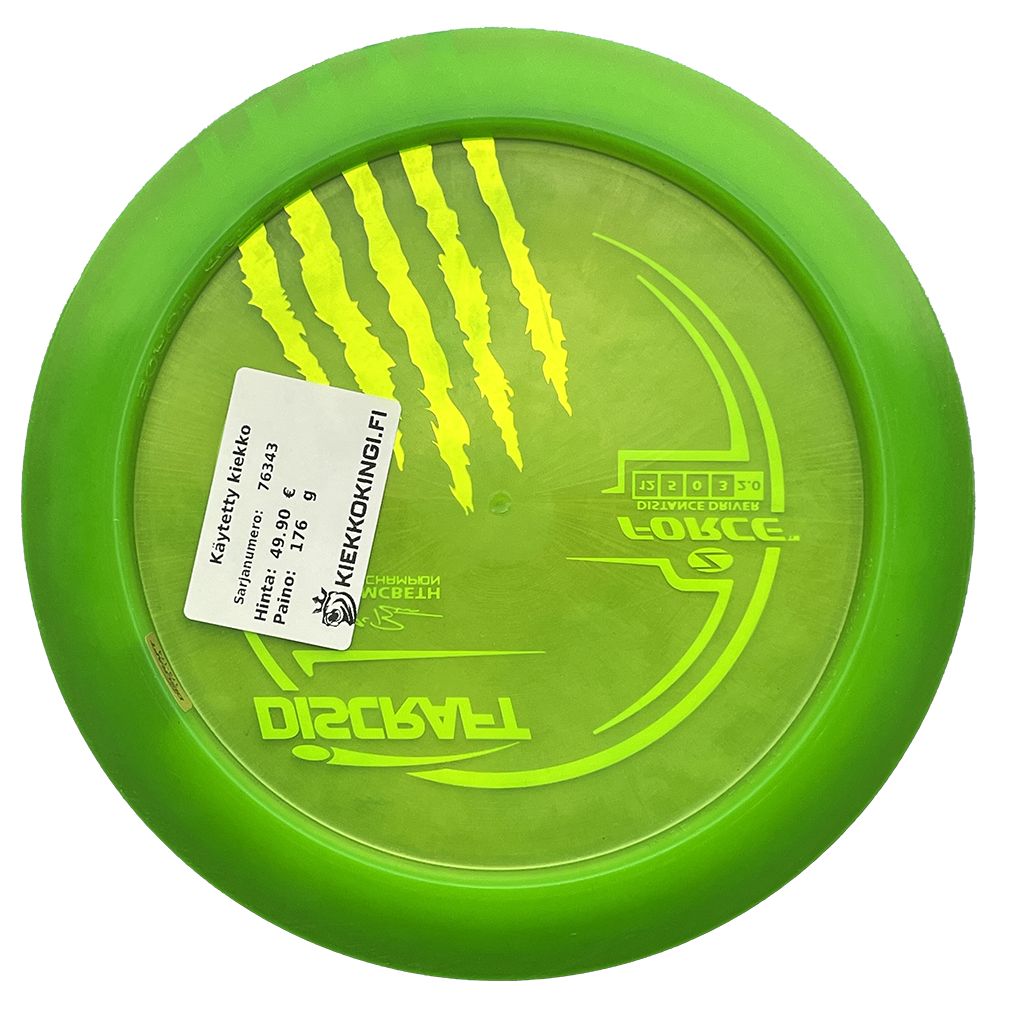 Discraft Z Force - Paul McBeth 5x World Champion Claw Stamp