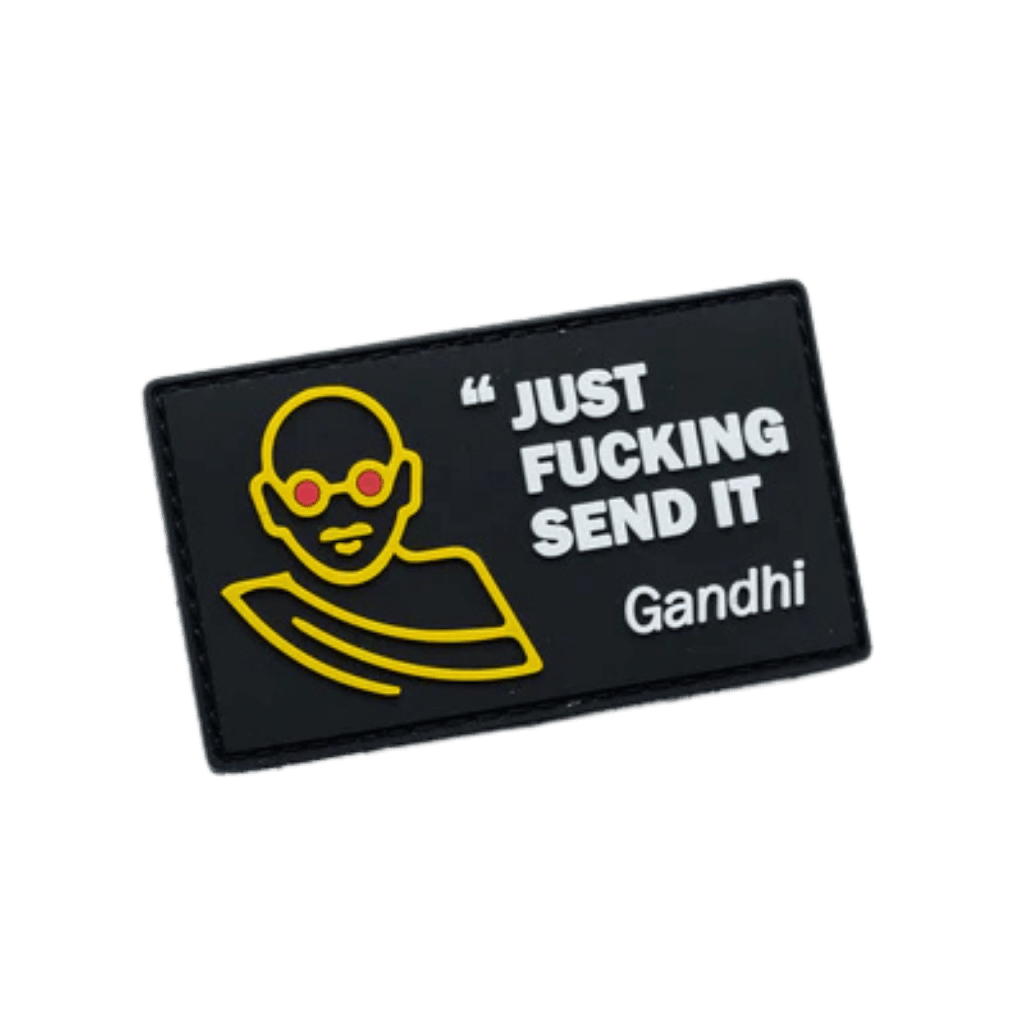 Velcro Patch - Just Send It - Gandhi