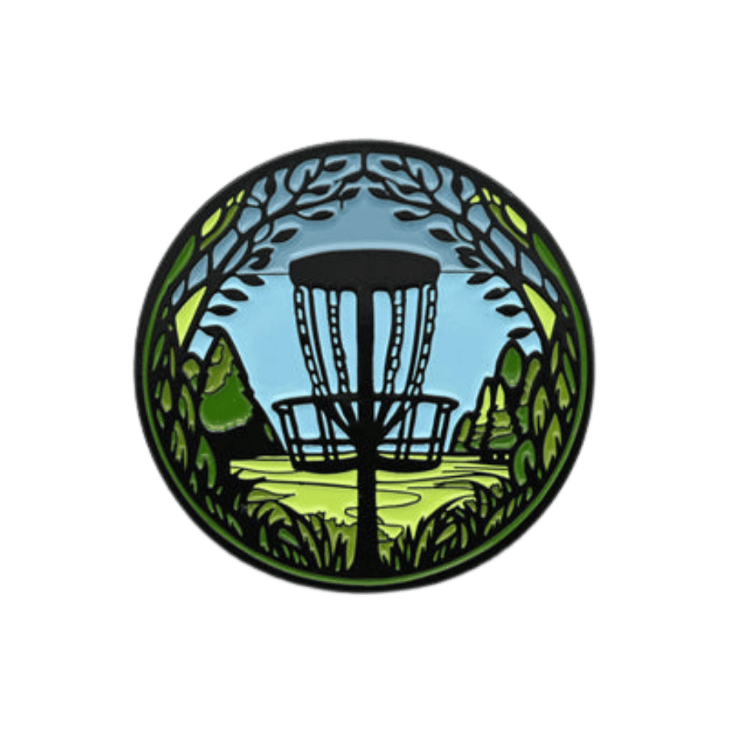 Pin - Disc Golf Basket Emblem