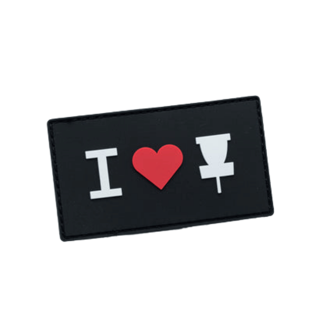 Velcro Patch - I Love Disc Golf