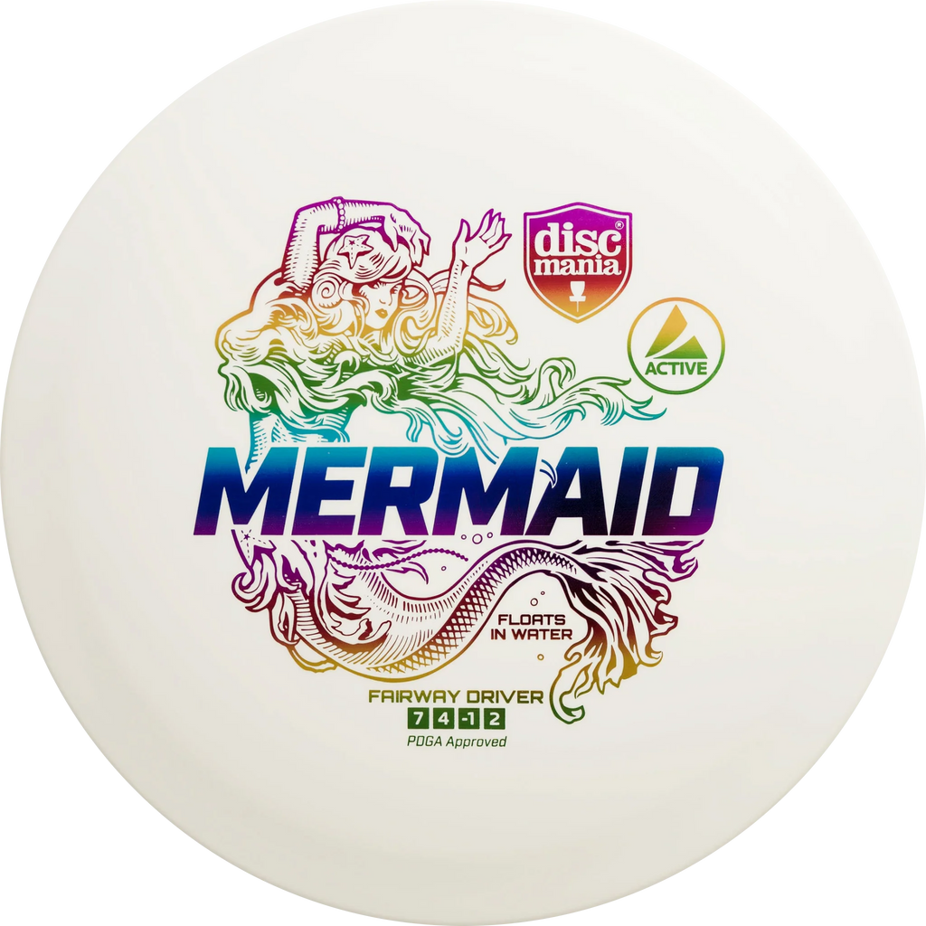 Active Mermaid Valkoinen