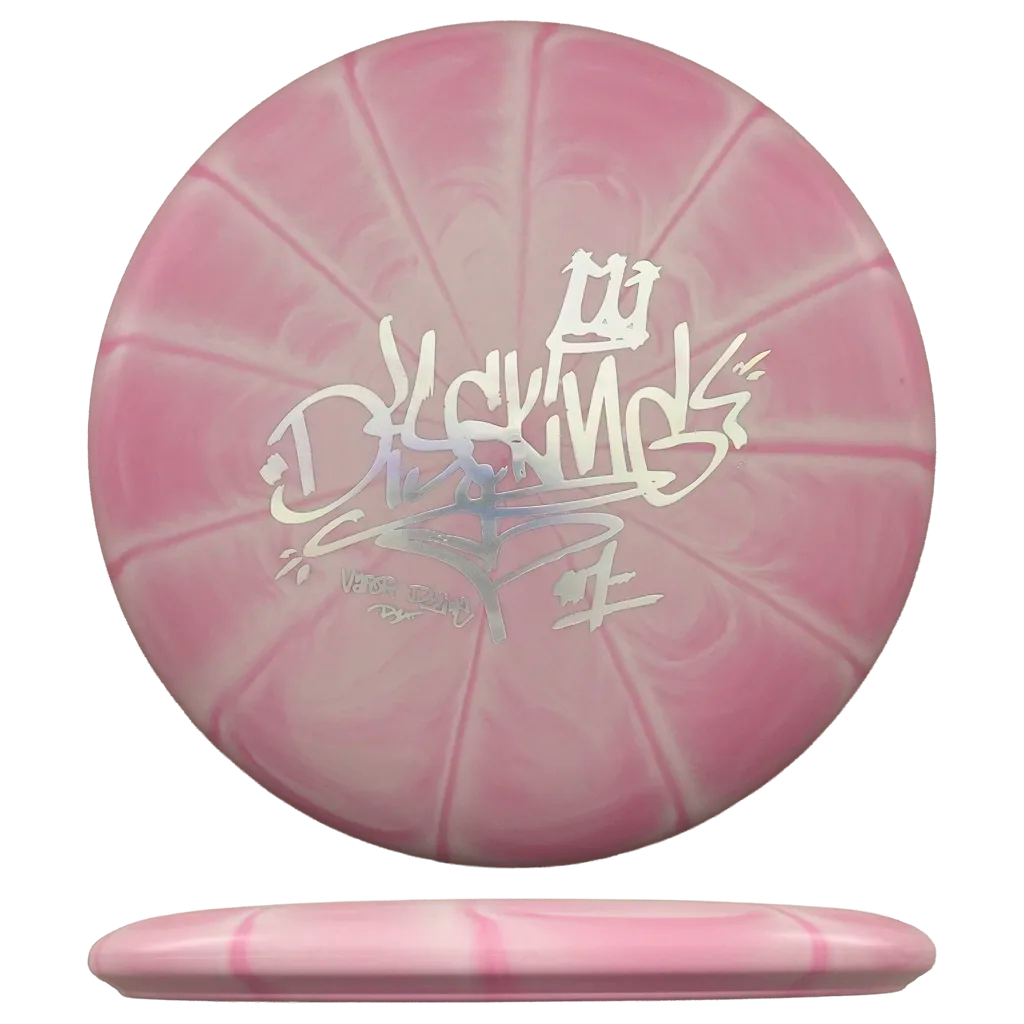 Flex 1 Vapor D-Line P1X - DiscKing Special Edition - Valkoinen/Pinkki / Graffiti #2
