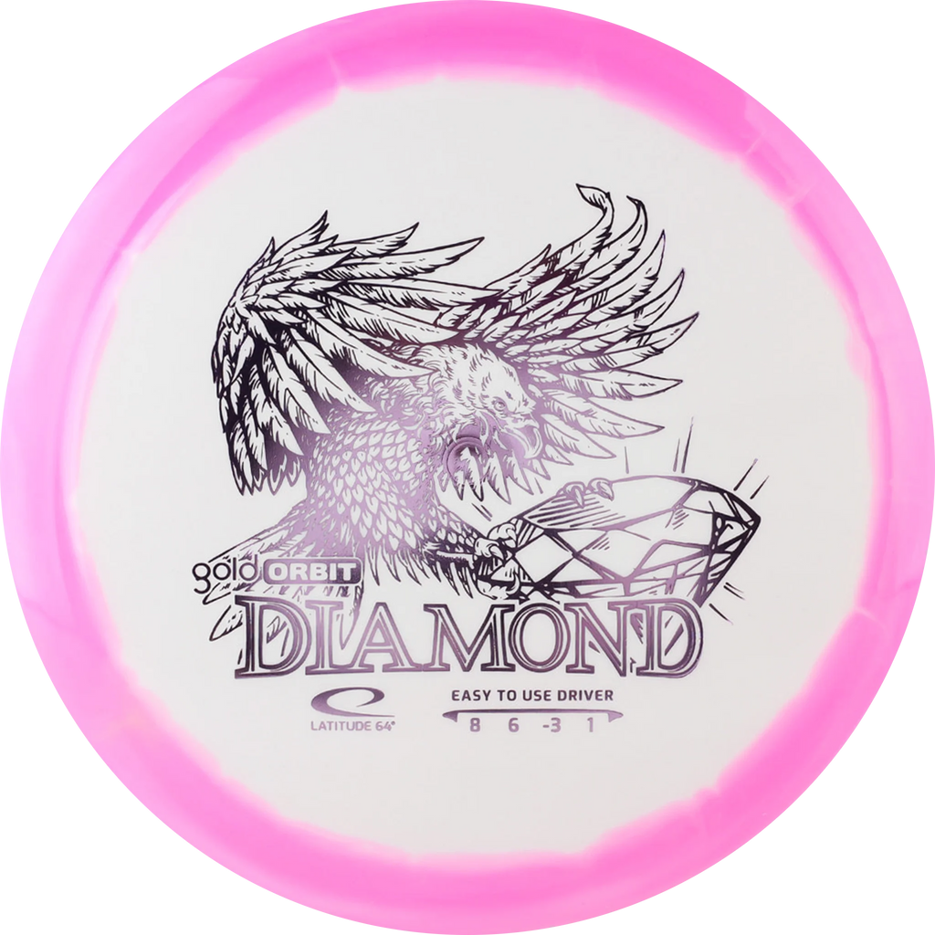 Gold Orbit Diamond Pinkki