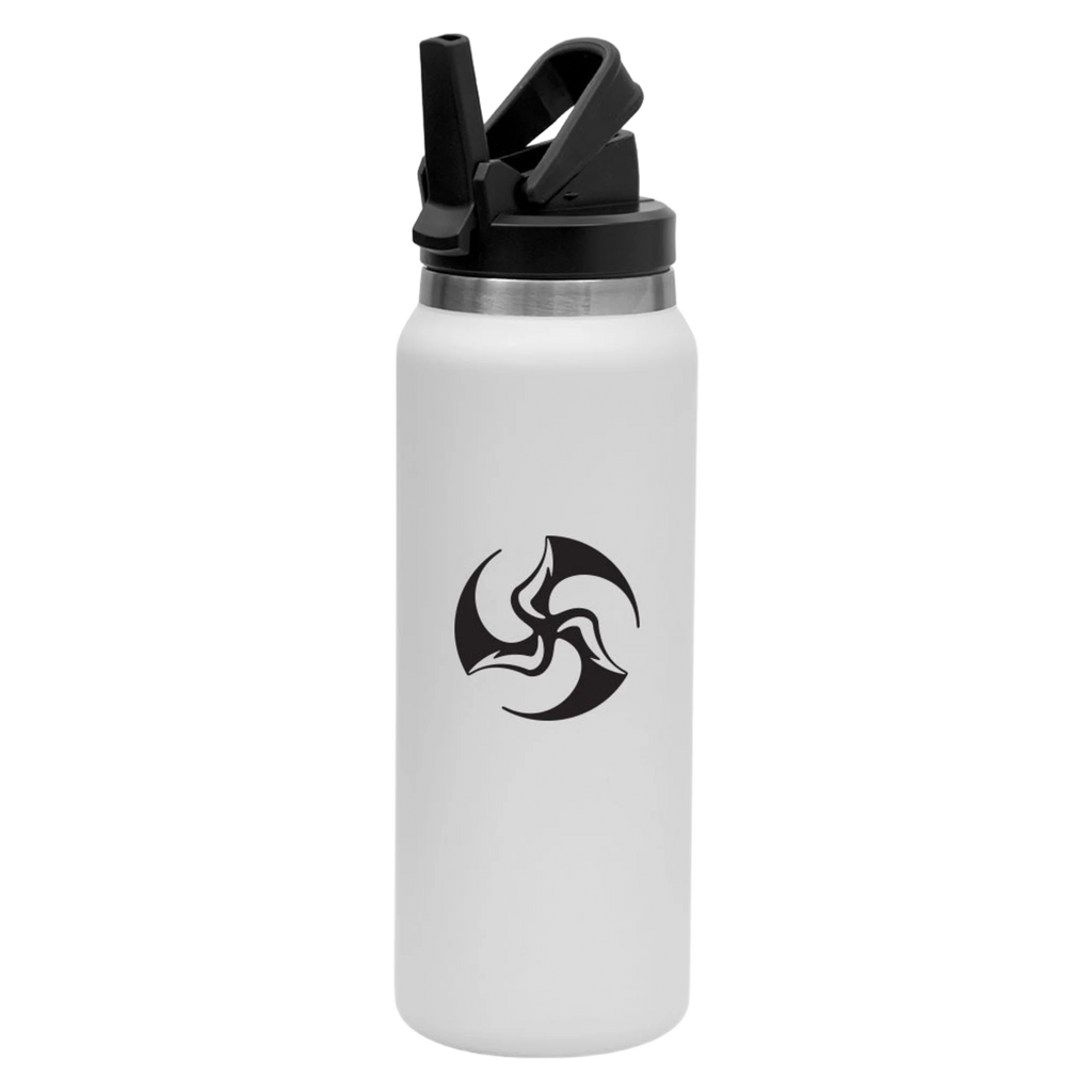 Stainless Steel Water Bottle - Valkoinen