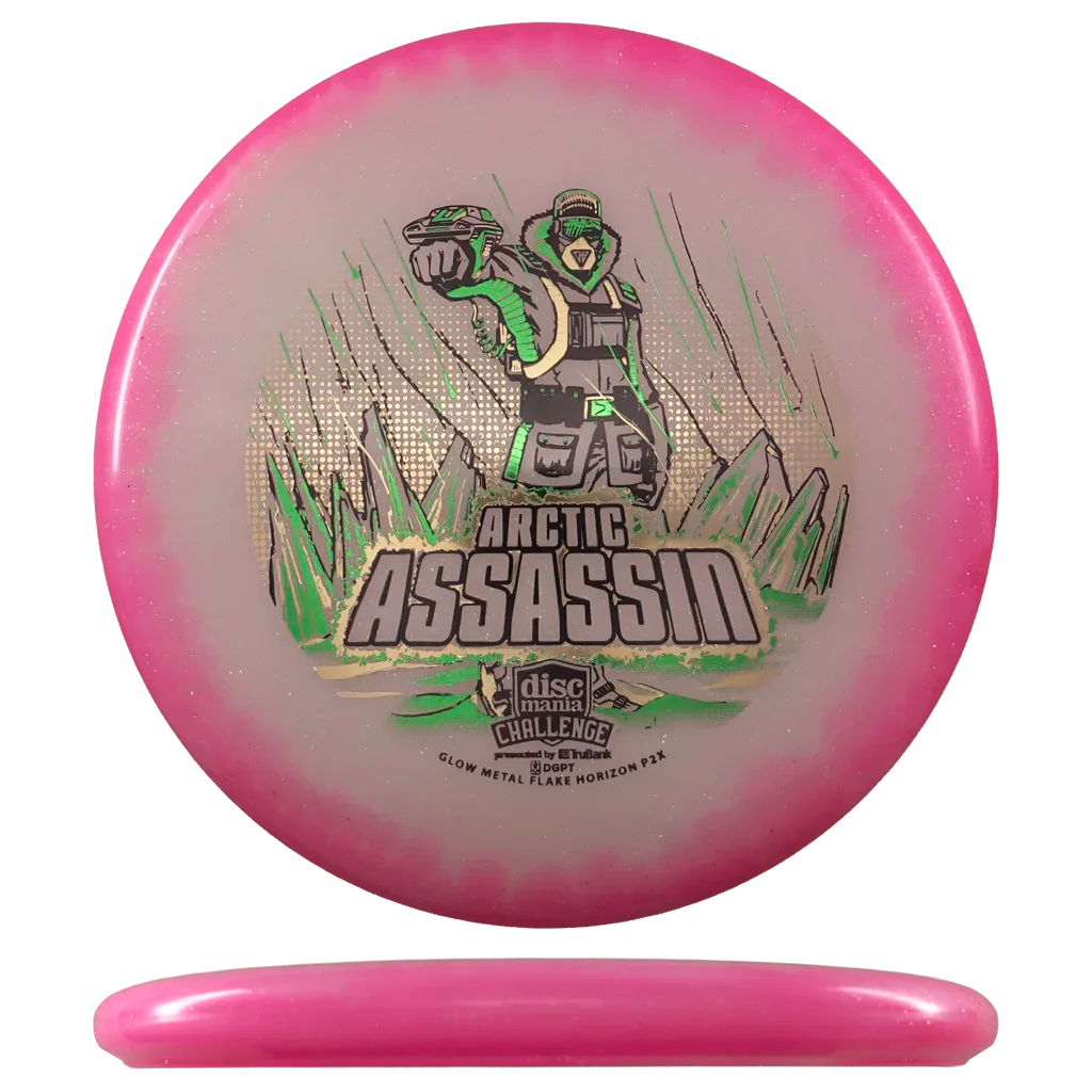 Metal Flake Horizon C-Line P2X - Gannon Buhr - Arctic Assasin - Discmania Challenge - Pinkki