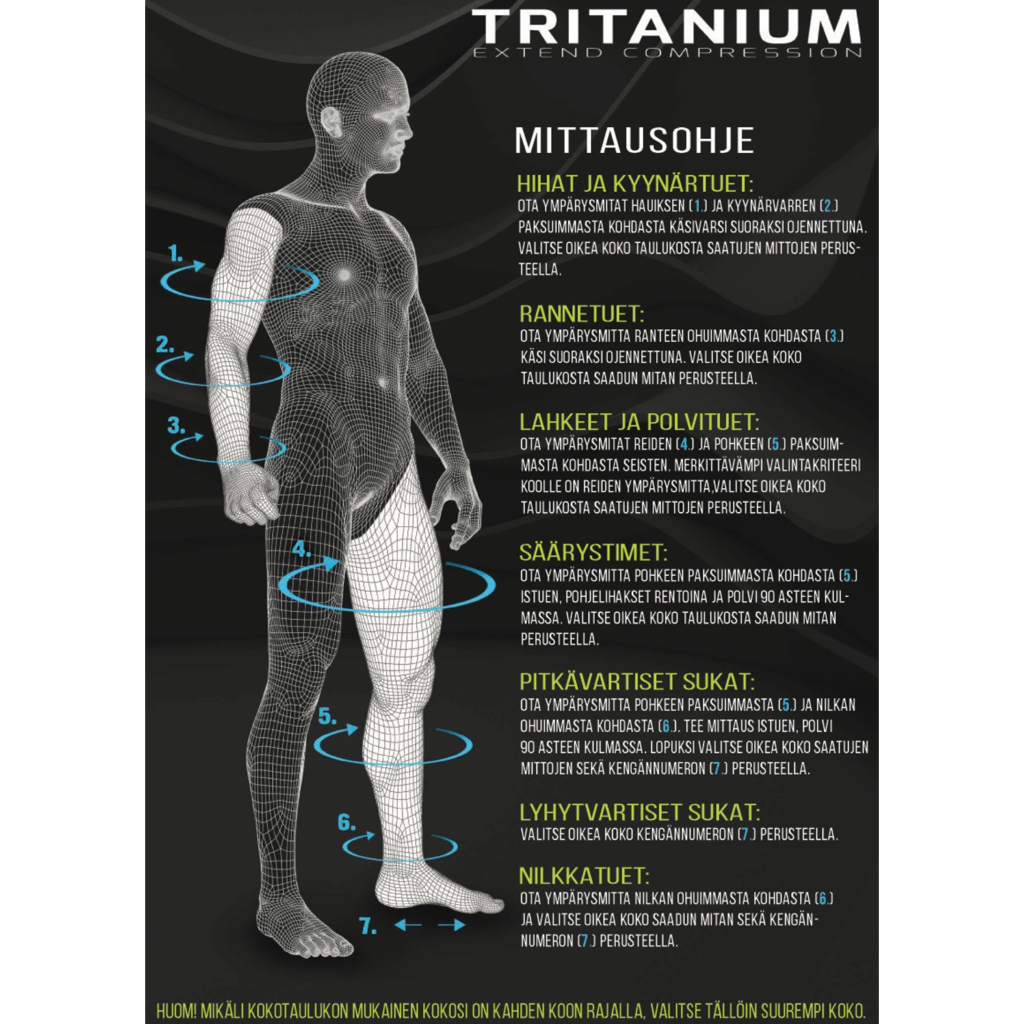 Tritanium Extend High - Kompressiopolvituki