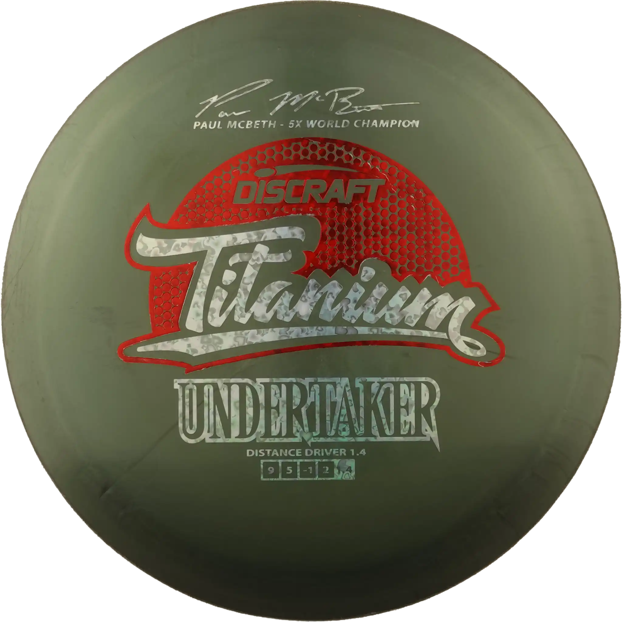 Titanium Undertaker - Paul McBeth