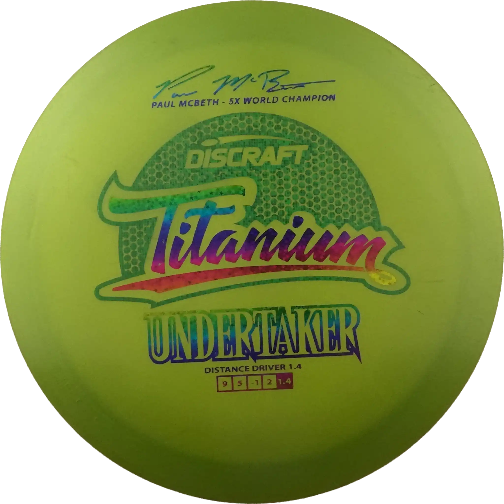 Titanium Undertaker - Paul McBeth