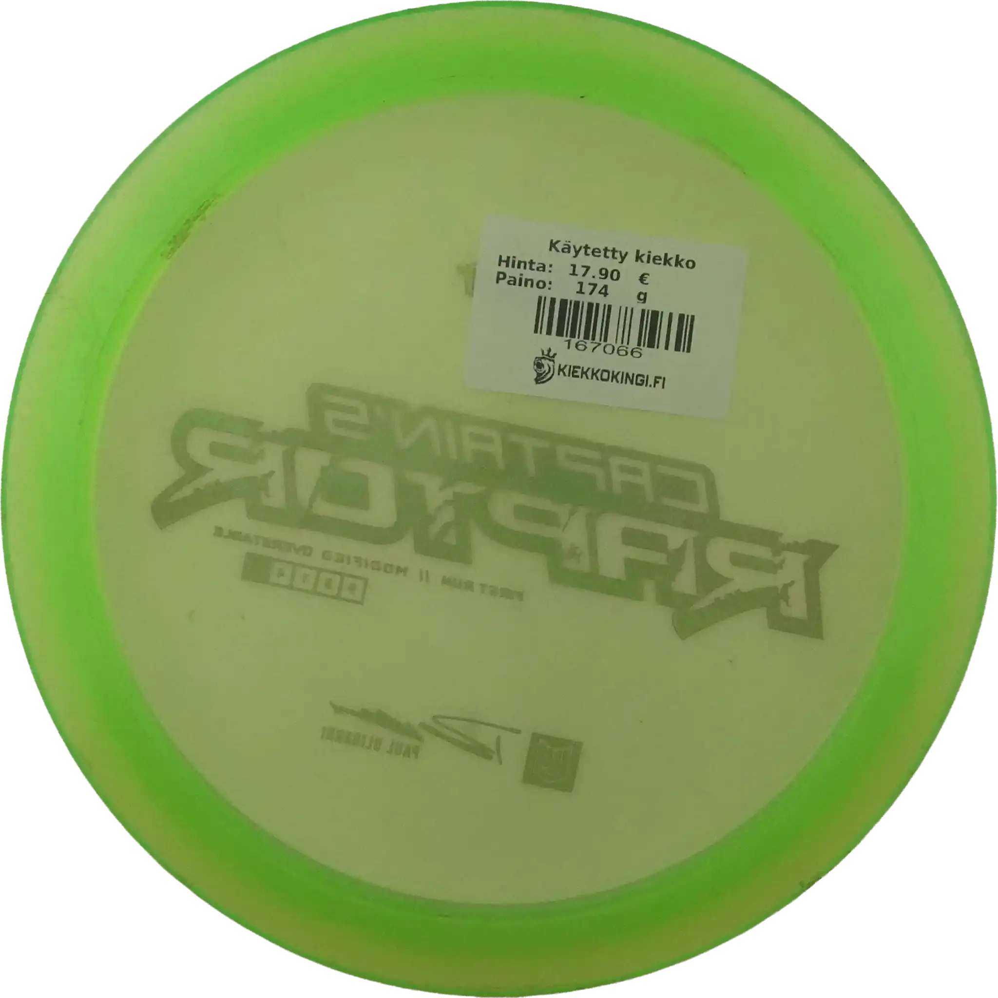 Z Captain's Raptor - First Run - Paul Ulibarri