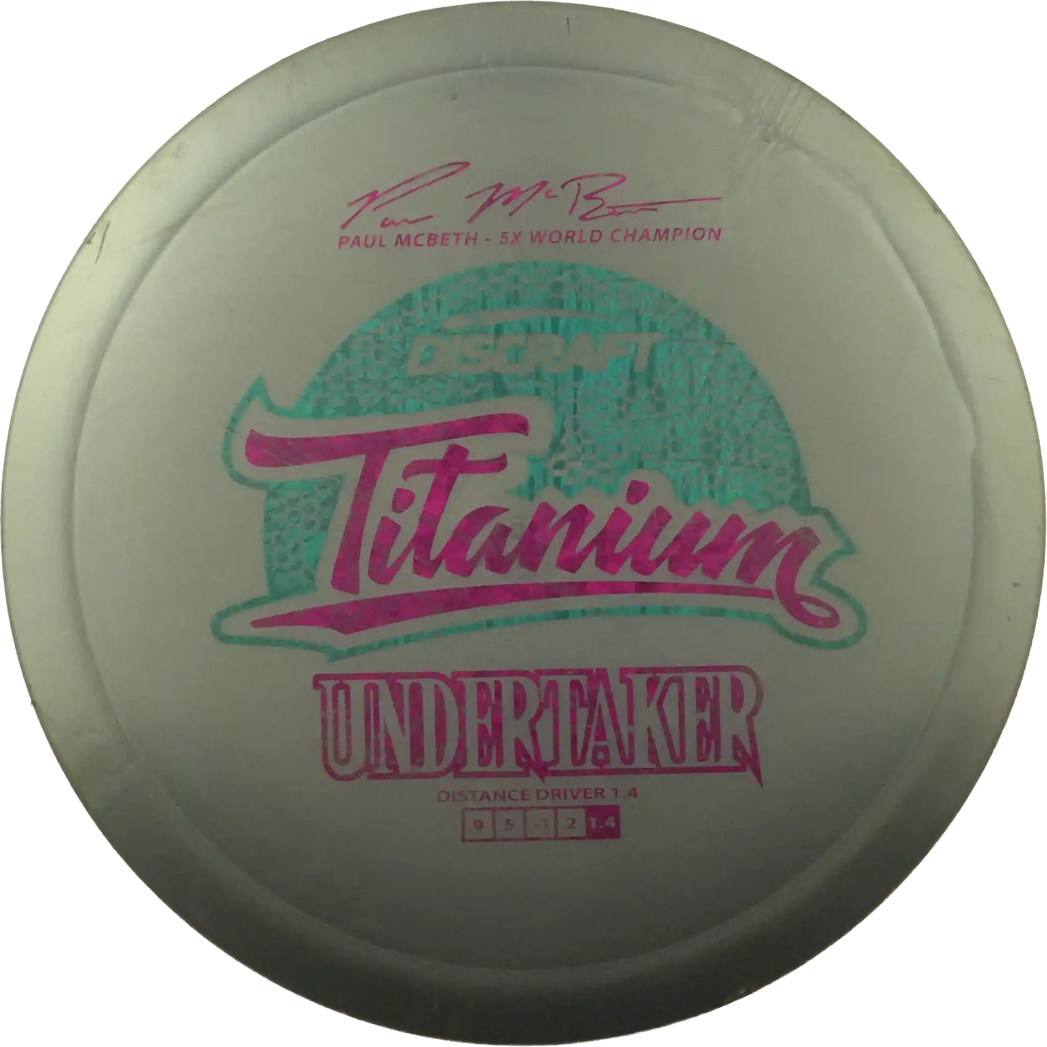 Titanium Undertaker - Paul Mcbeth - 5x World Champion