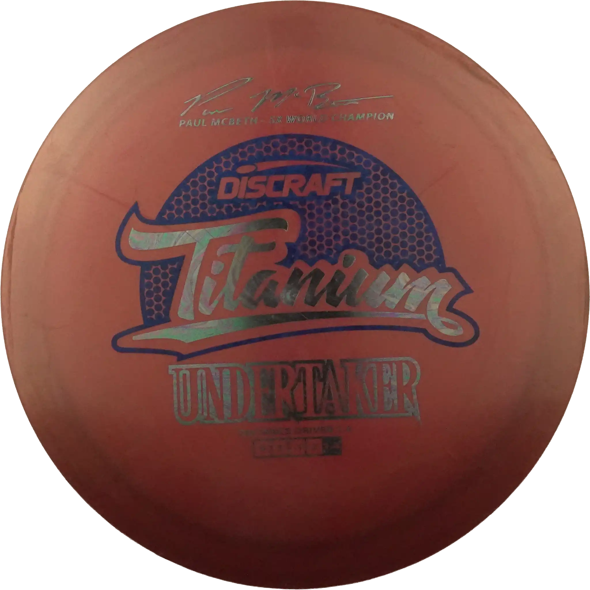 Titanium Undertaker - Paul Mcbeth - 5x World Champion