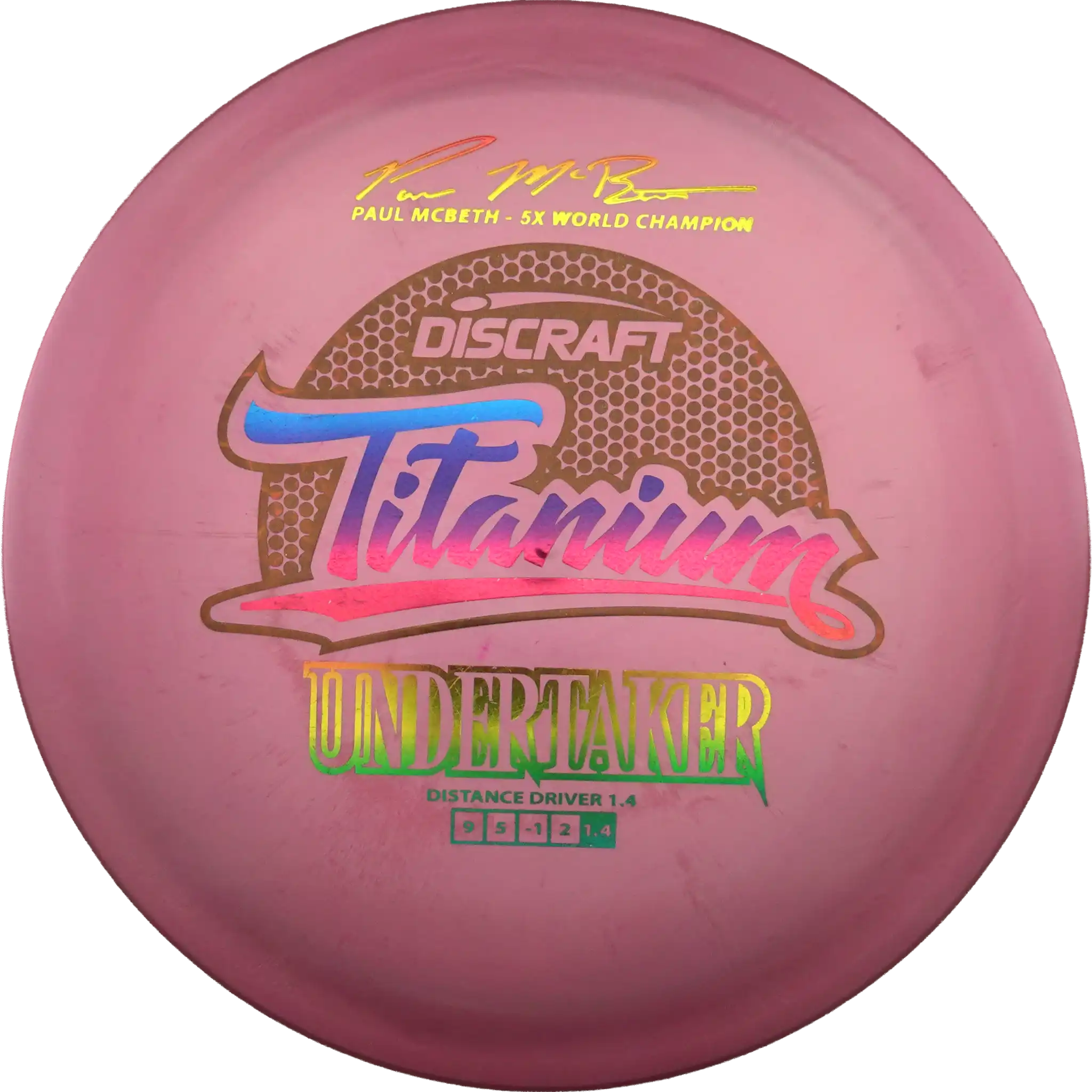 Titanium Undertaker - Paul McBeth - 5X World Champion