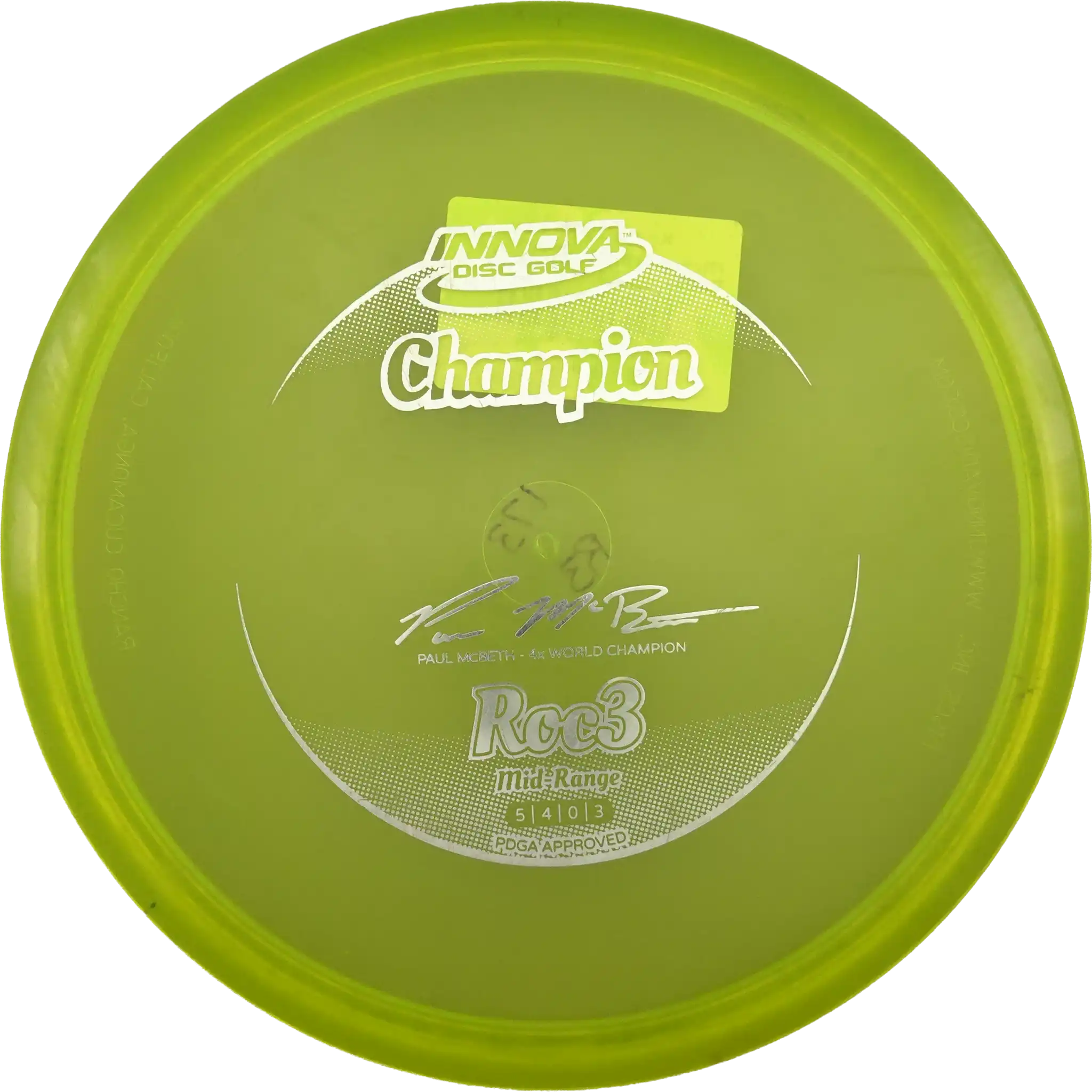 Champion Roc3 - Paul McBeth - 4x World Champion