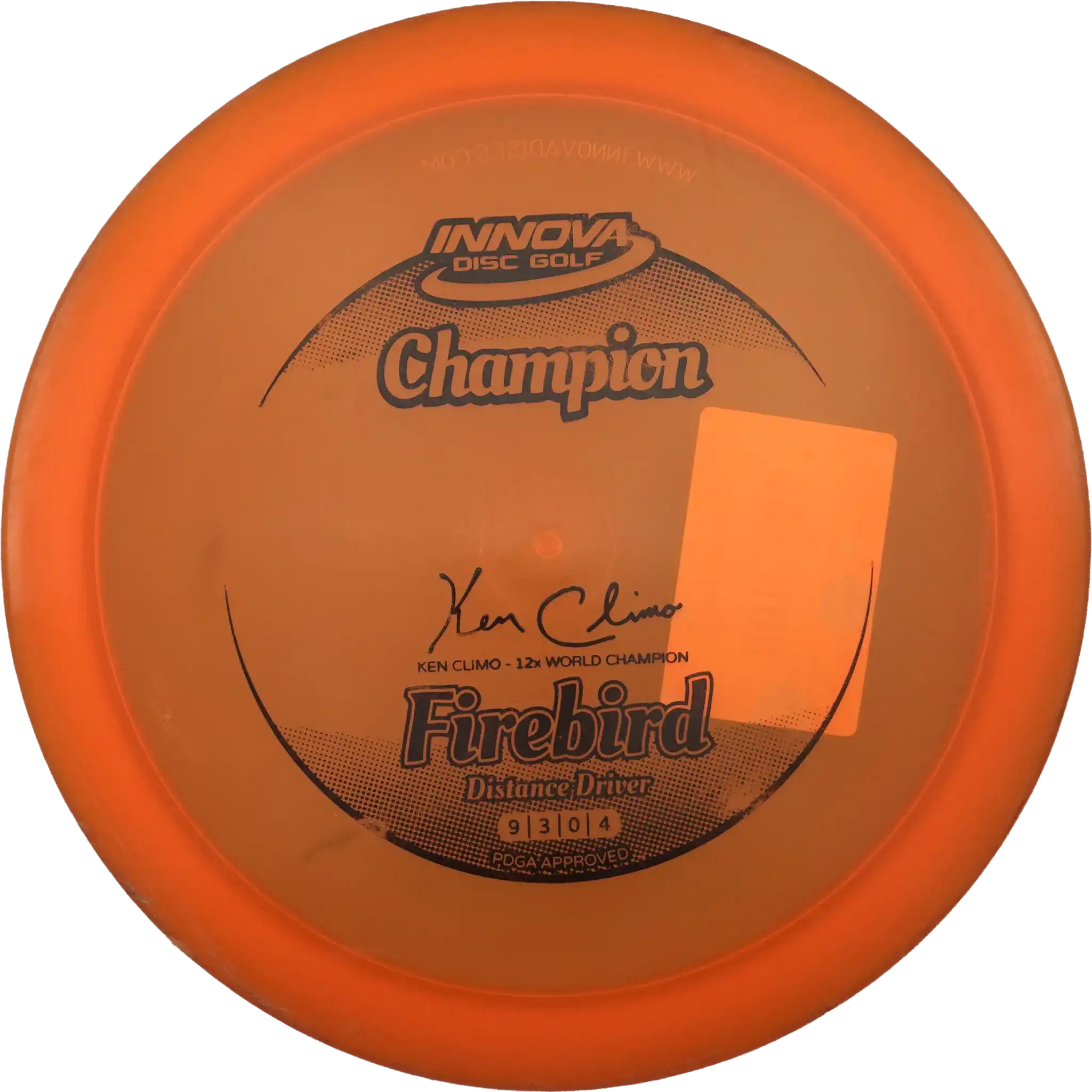 Champion Firebird - Ken Climo - 12x World Champion