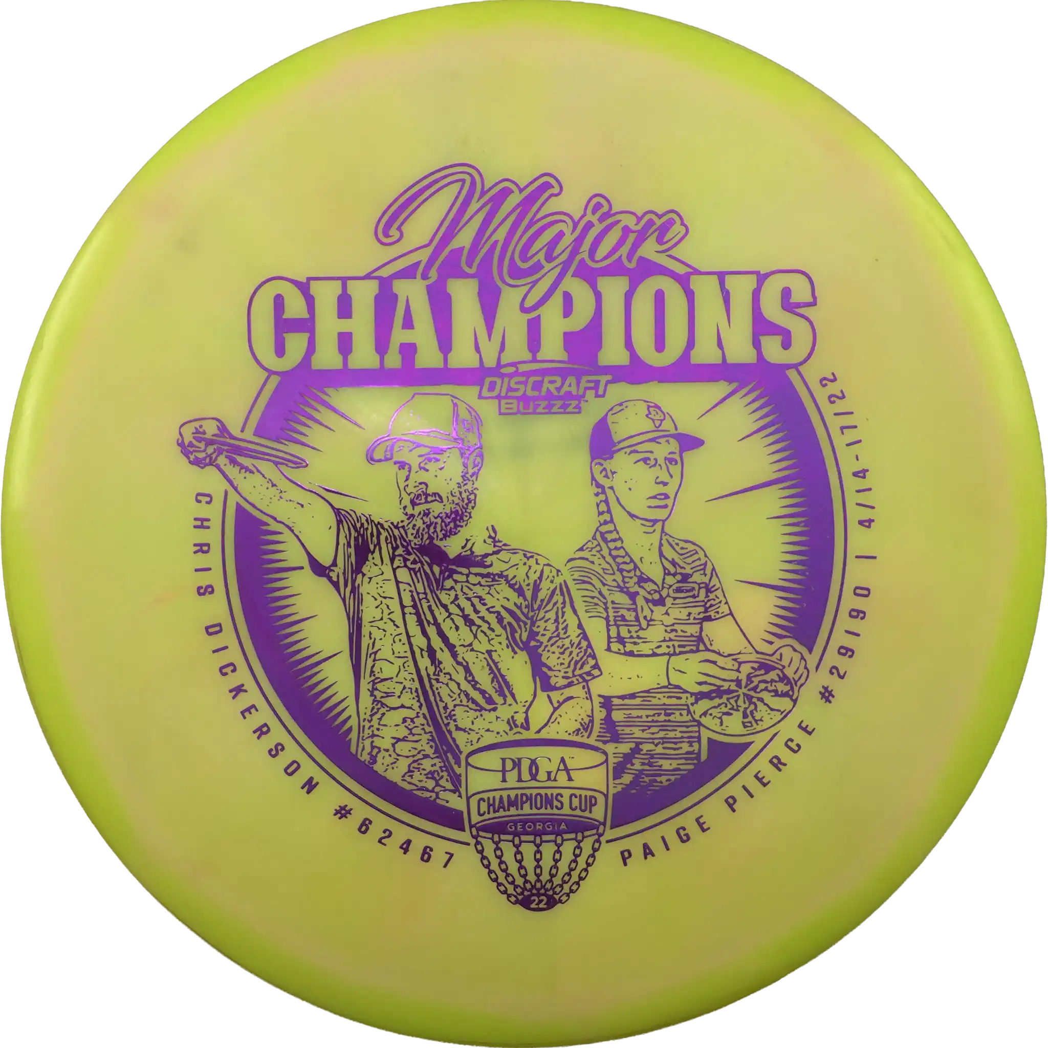 Z Swirl Buzzz - Major Champions - Chris Dickerson x Paige Pierce