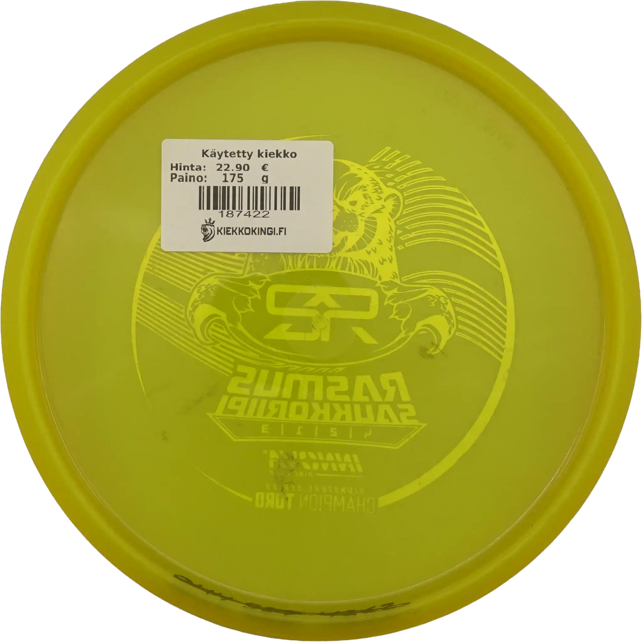 Champion Toro - Rasmus Saukkoriipi - SIgnature Series