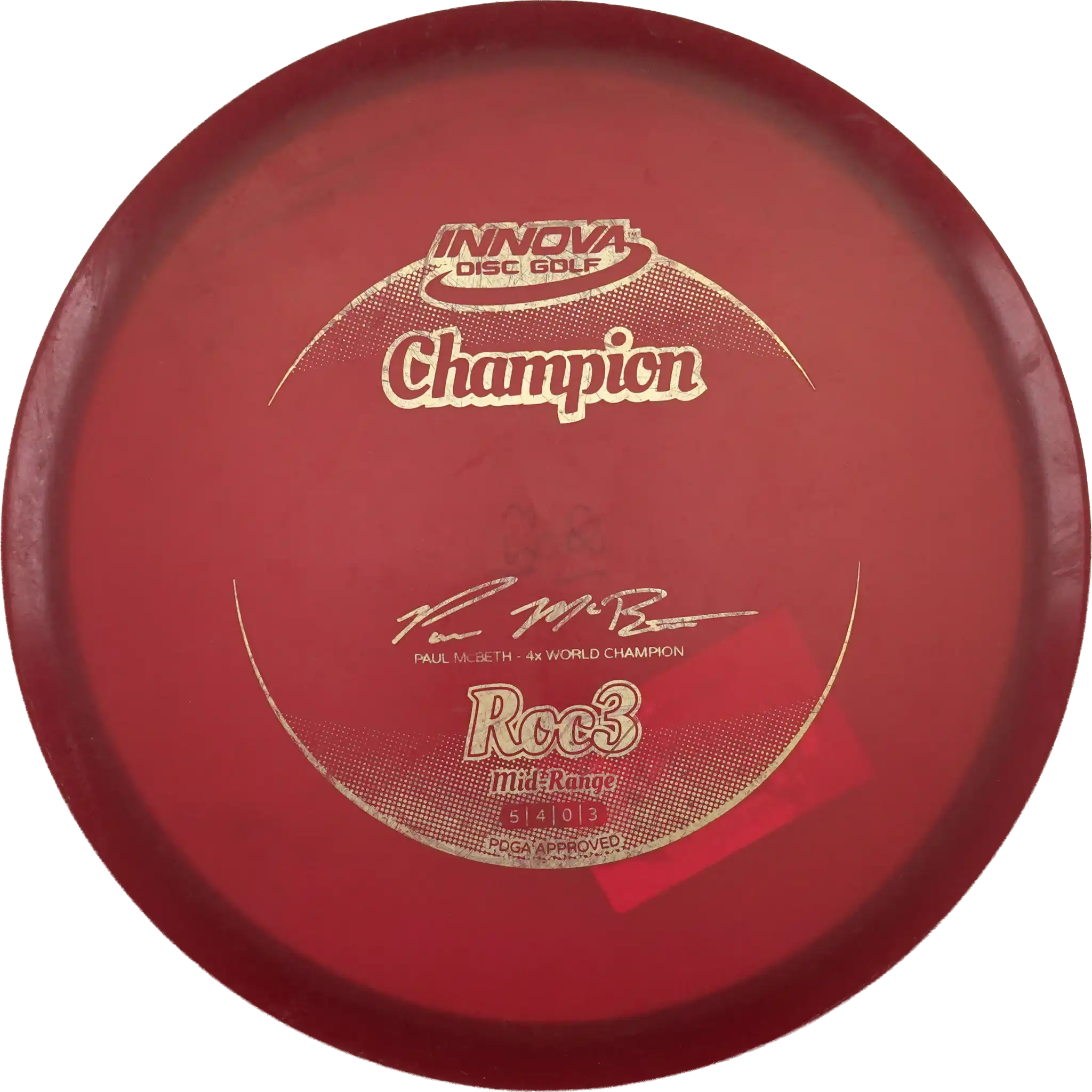 Champion Roc3 - Paul McBeth - 4x World Champion