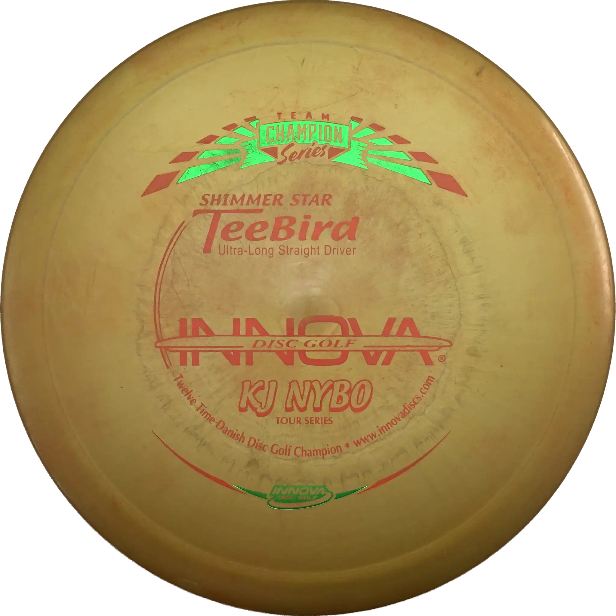 Shimmer Star Teebird - KJ Nybo - 12x Danish Disc Golf Champion