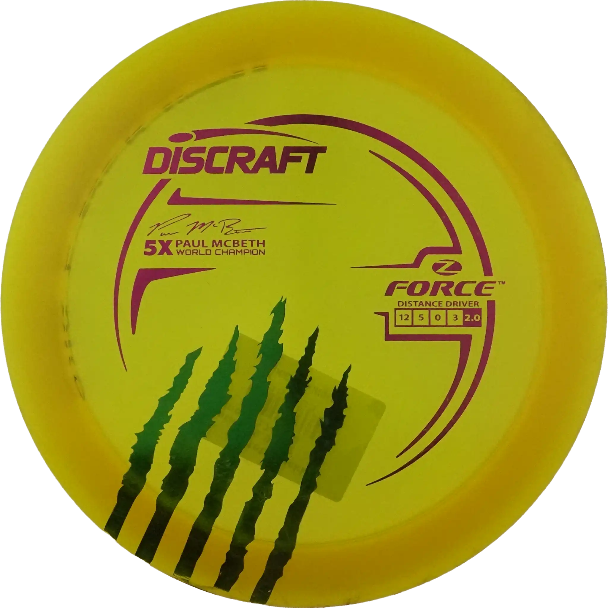 Z Force - Paul McBeth 5x World Champion - Claw Stamp