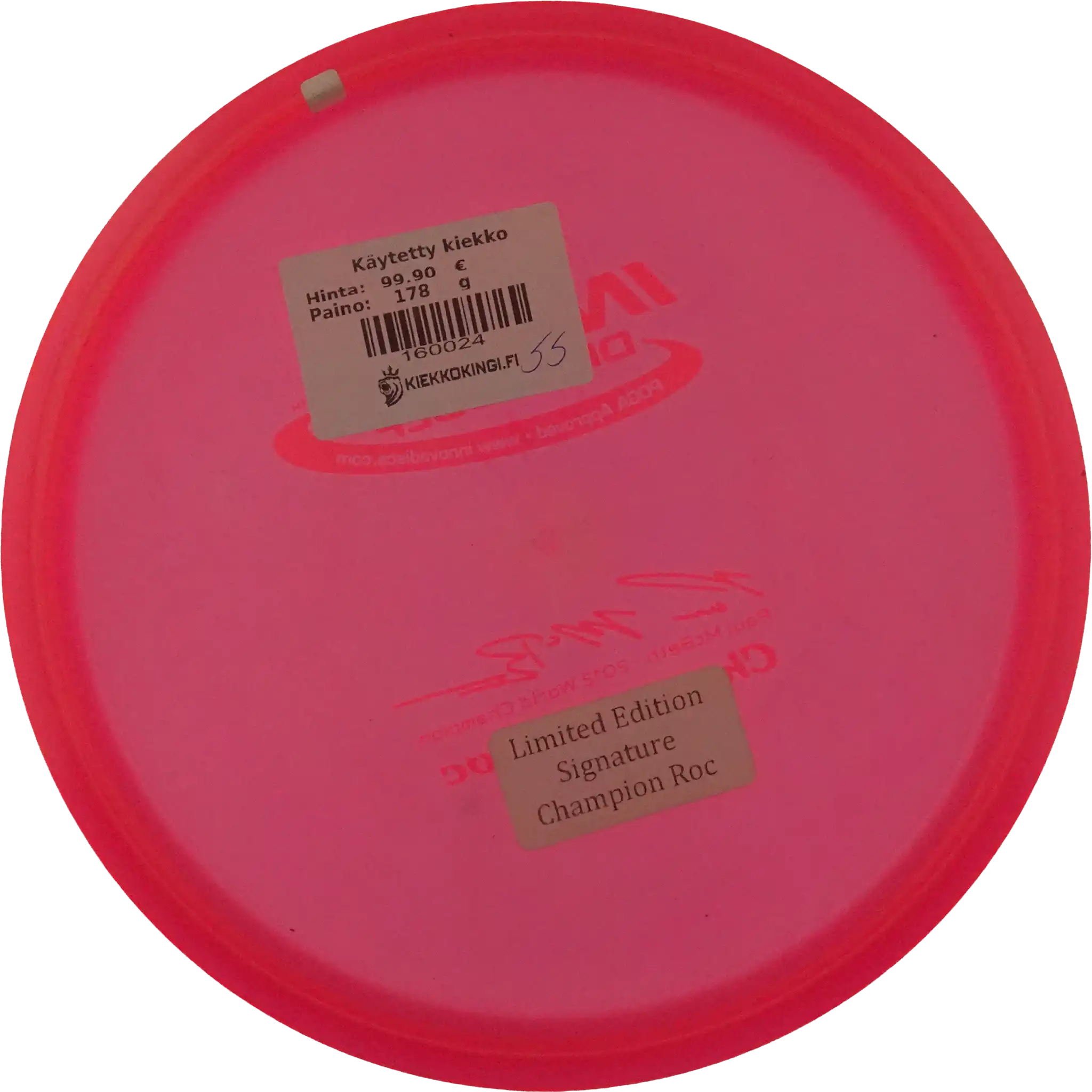 Champion Roc3 - Paul Mcbeth - Limited Edition
