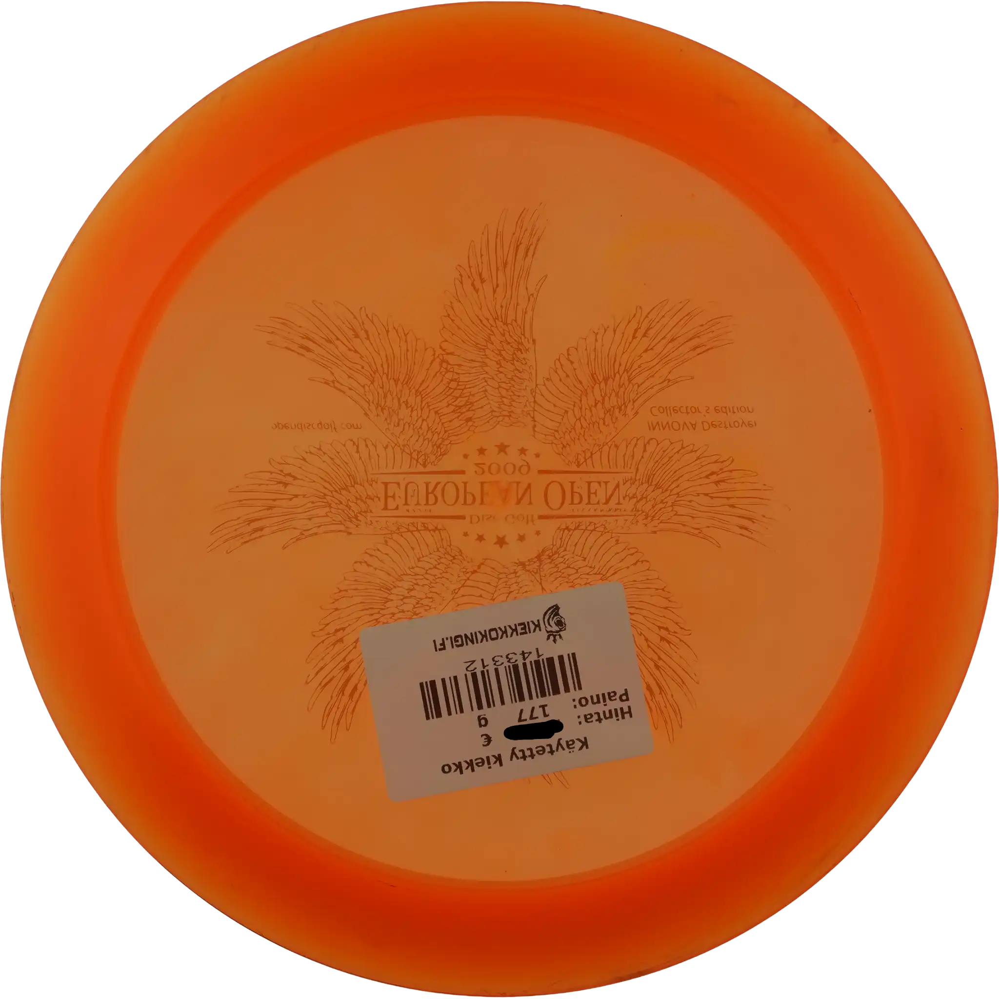 Champion Destroyer - European Open 2009 - Collector's Edition