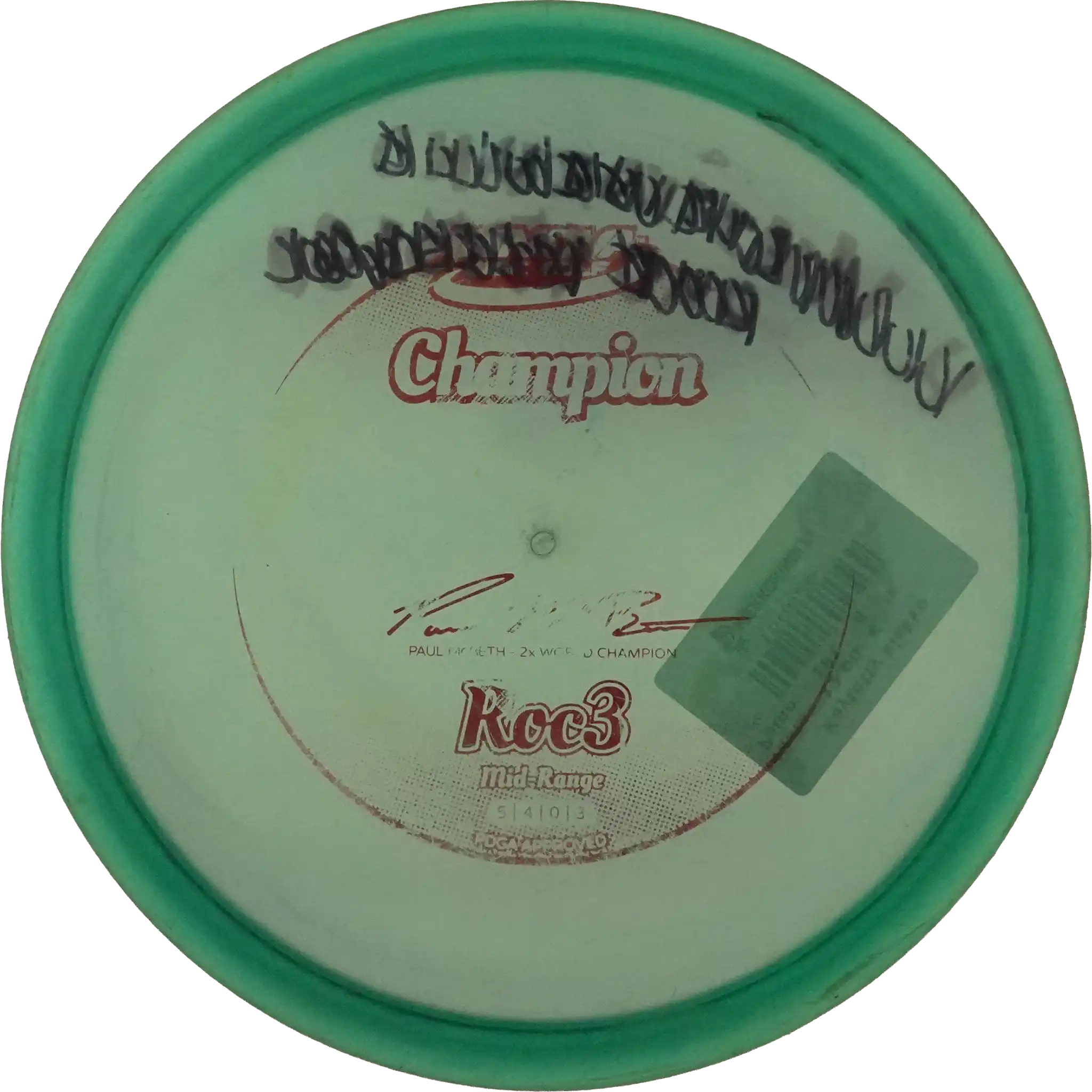 Champion Roc3 - Paul McBeth 2x World Champion