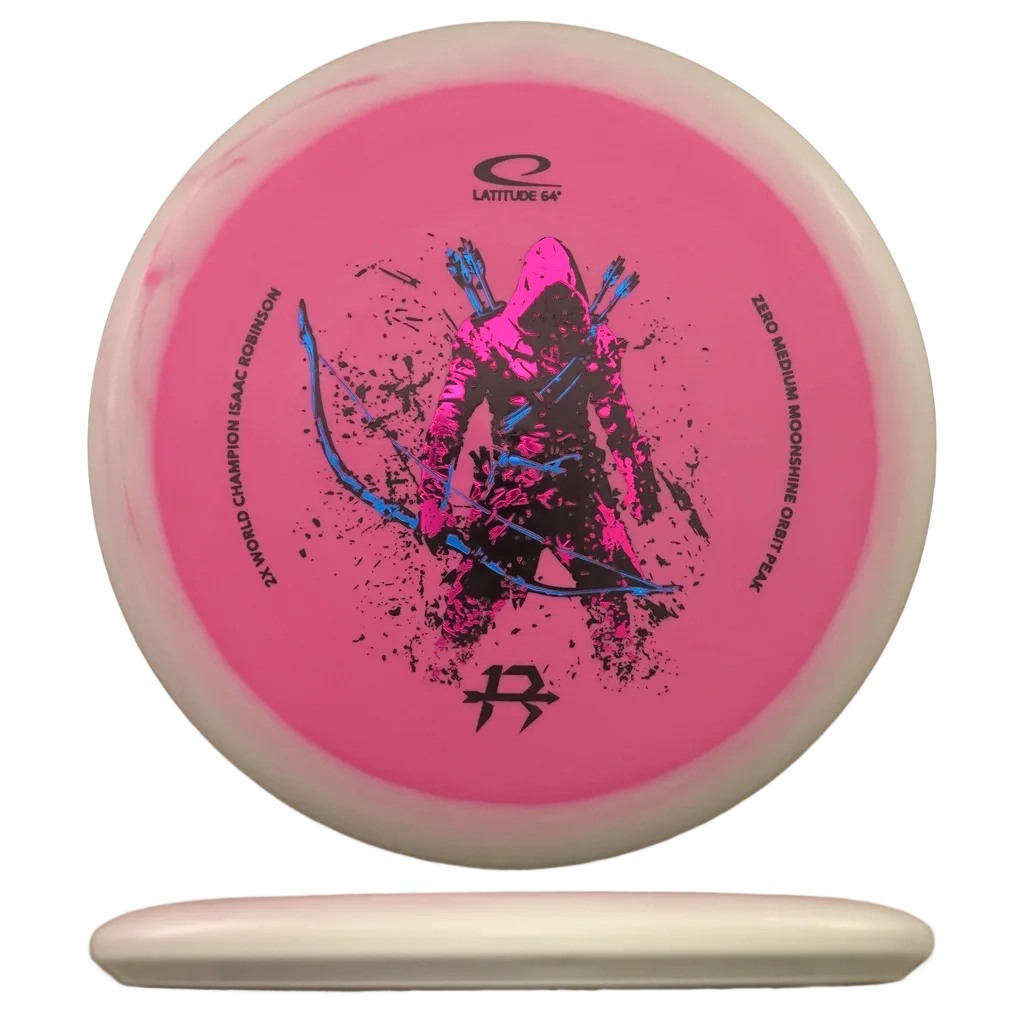 Zero Medium Moonshine Orbit Peak - Isaac Robinson 2026 Team Series - Valkoinen/Pinkki