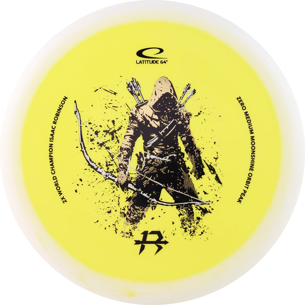 Zero Medium Moonshine Orbit Peak - Isaac Robinson 2026 Team Series Valkoinen/Keltainen